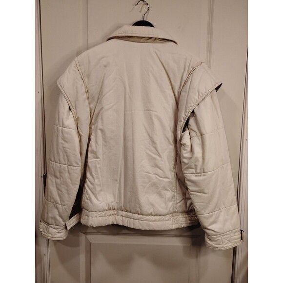 Men's Vintage Members Only by Europe Craft Jacket White Size 40 Large - Picture 2 of 9